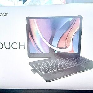 Typecase TOUCH iPad Keyboard Case 10.2” Trackpad 360° Rotate RGB NEW Sealed